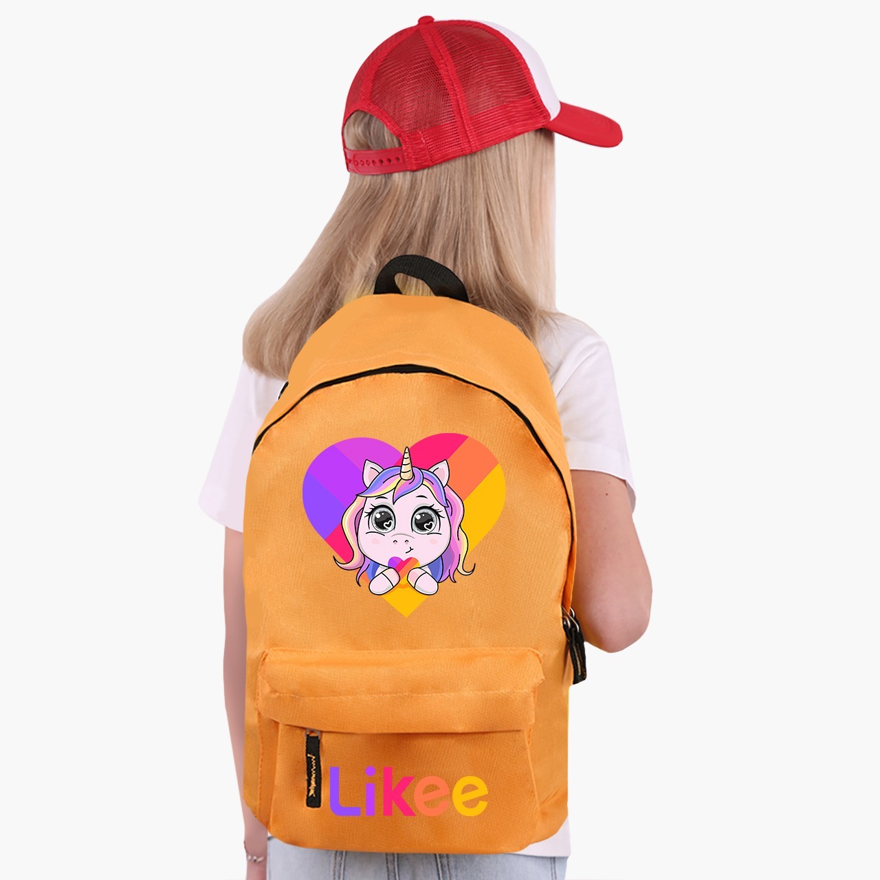 

Рюкзак детский Лайк Единорог (Likee Unicorn) (9263-1593) 17 л Оранжевый