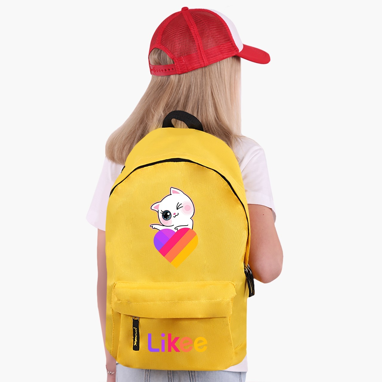 

Рюкзак детский Лайк Кот (Likee Cat) (9263-1595) 17 л Желтый