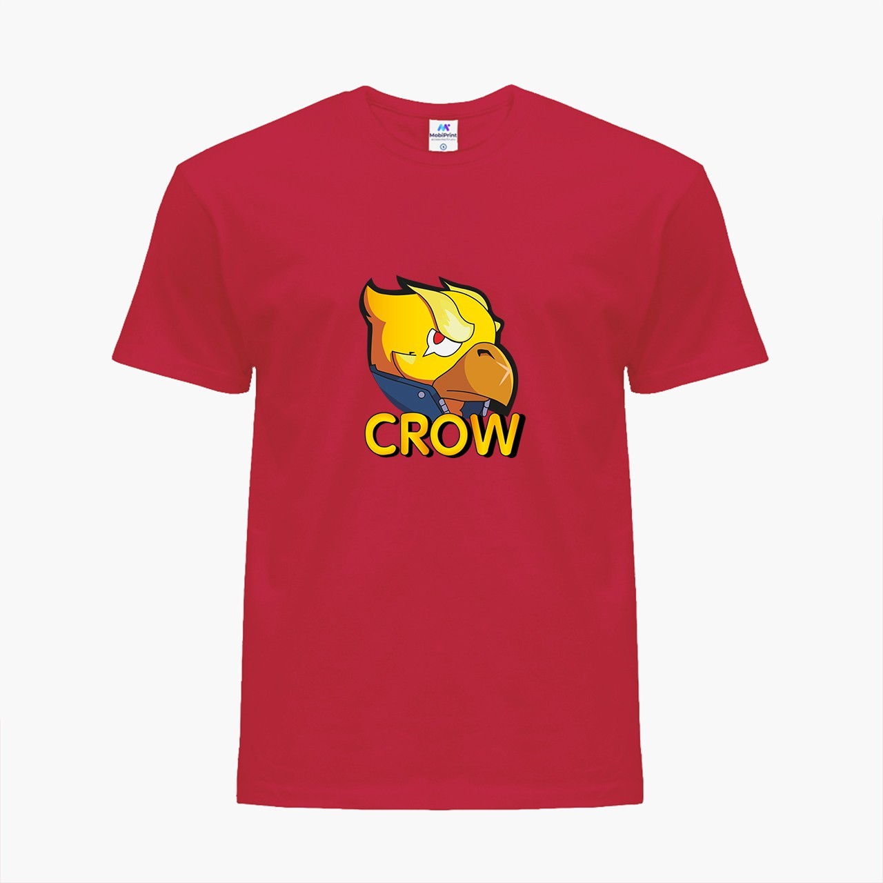 

Детская футболка Бравл Старс Ворон желтый (Brawl Stars Crow yellow) (25186-1028) 158-164 см Хлопок Красный