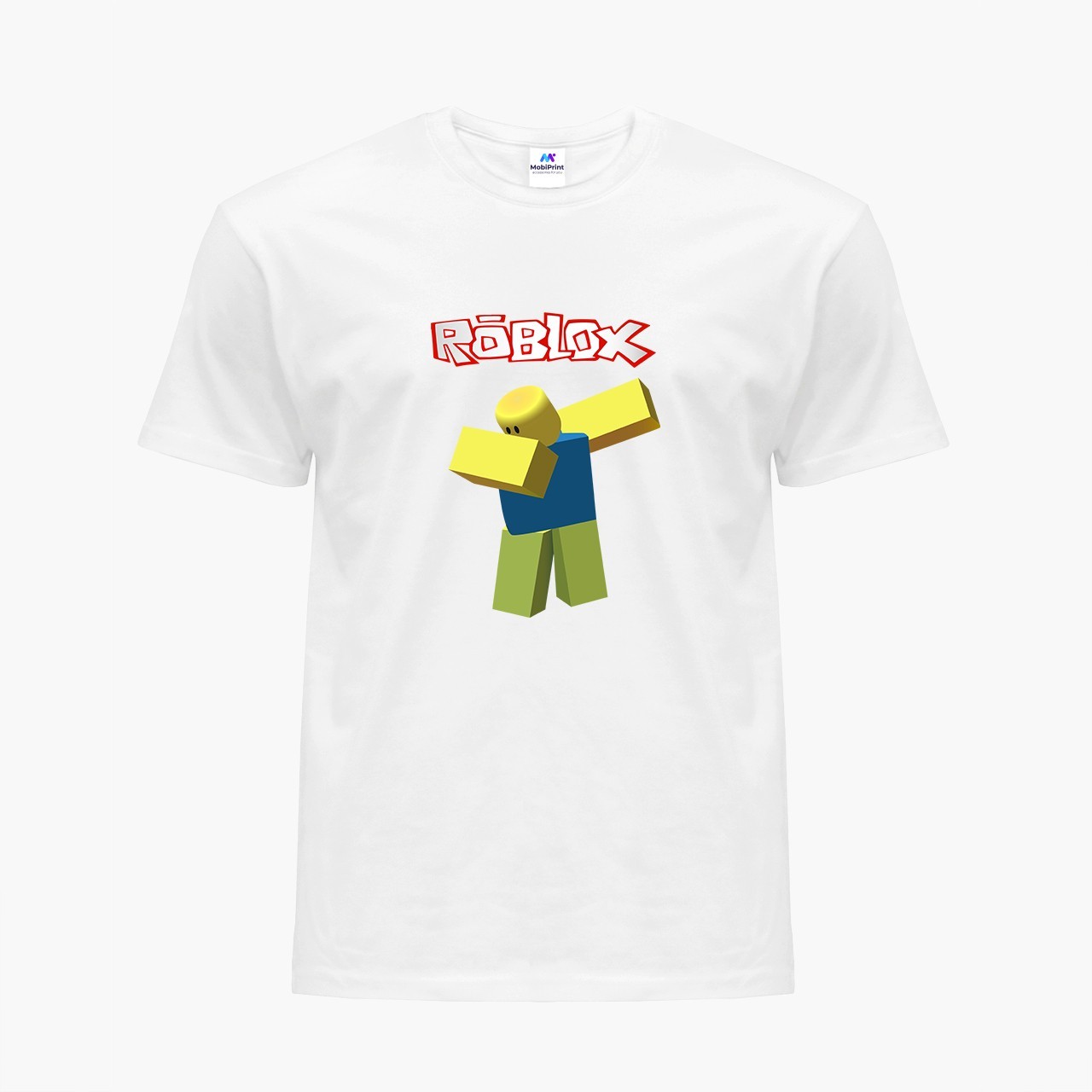 

Детская футболка Роблокс (Roblox) (9224-1707) 134-140 см Хлопок Белый