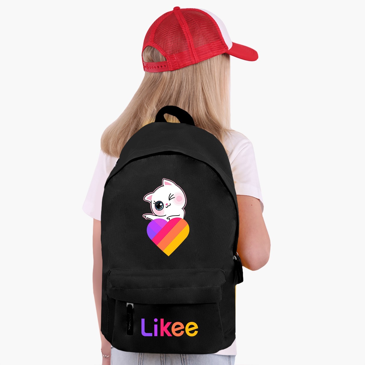 

Рюкзак детский Лайк Кот (Likee Cat) (9263-1595) 17 л Черный