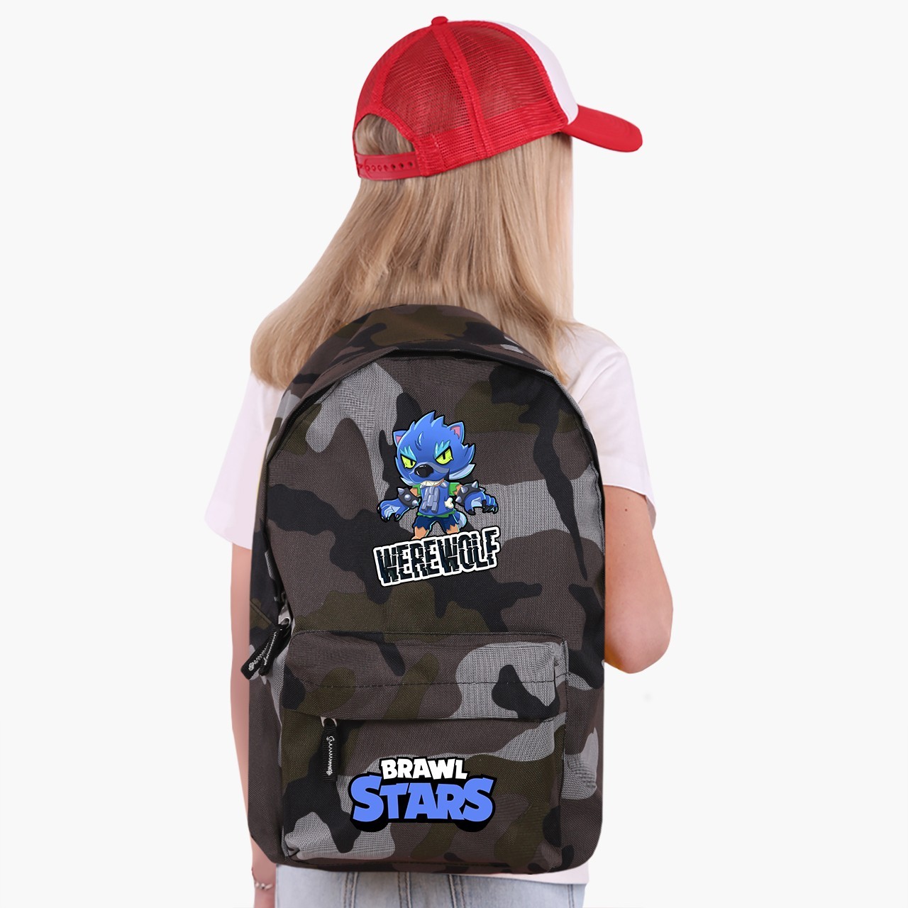 

Рюкзак детский Бравл Старс Волк (Brawl Stars Werewolf) (9263-1014) 17 л Камуфляж