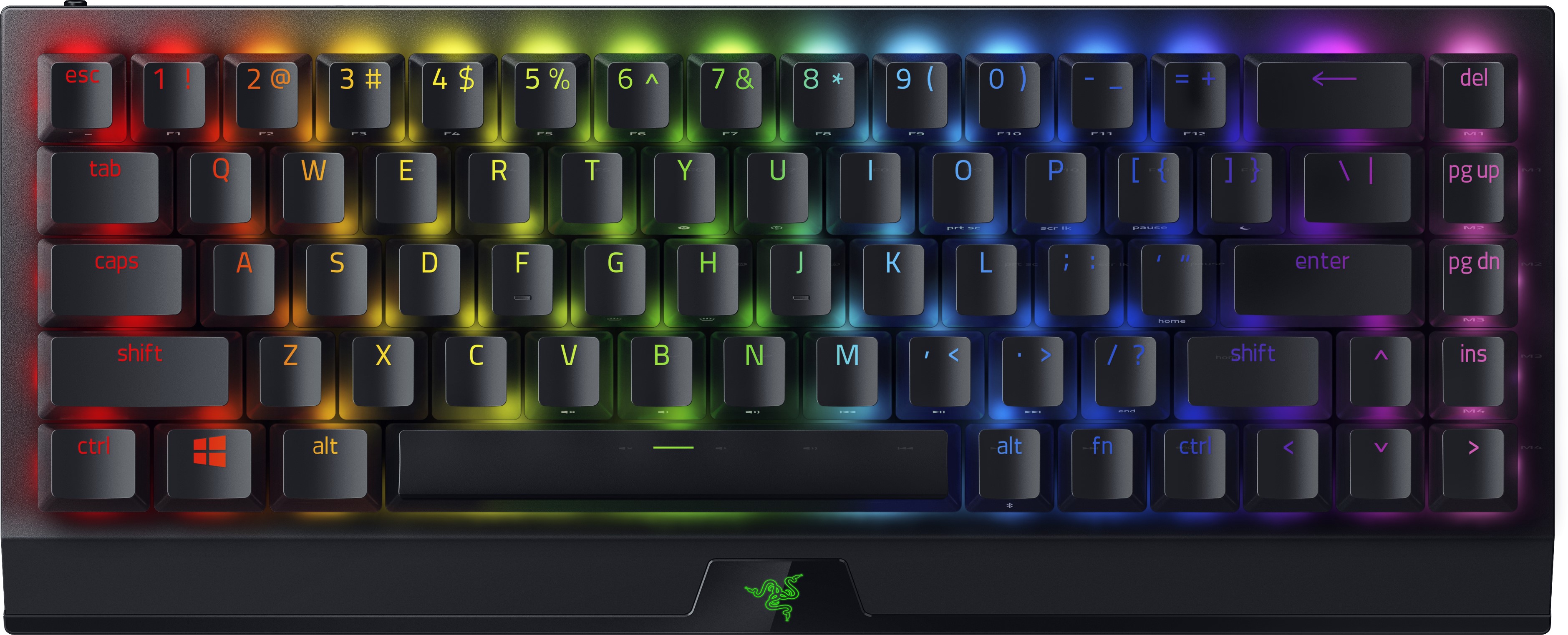 

Клавіатура бездротова Razer BlackWidow V3 Mini Hyperspeed Yellow Switch RU (RZ03-03890700-R3R1)