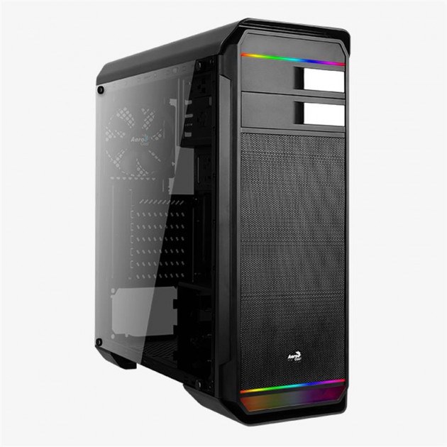

Корпус AEROCOOL AERO-500G RGB Black (Aero-500G RGB BK) без БП (Aero-500G RGB BK)