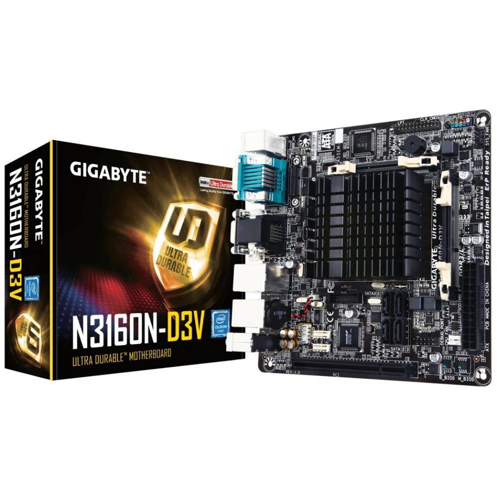 

Материнская плата GIGABYTE GA-N3160N-D3V