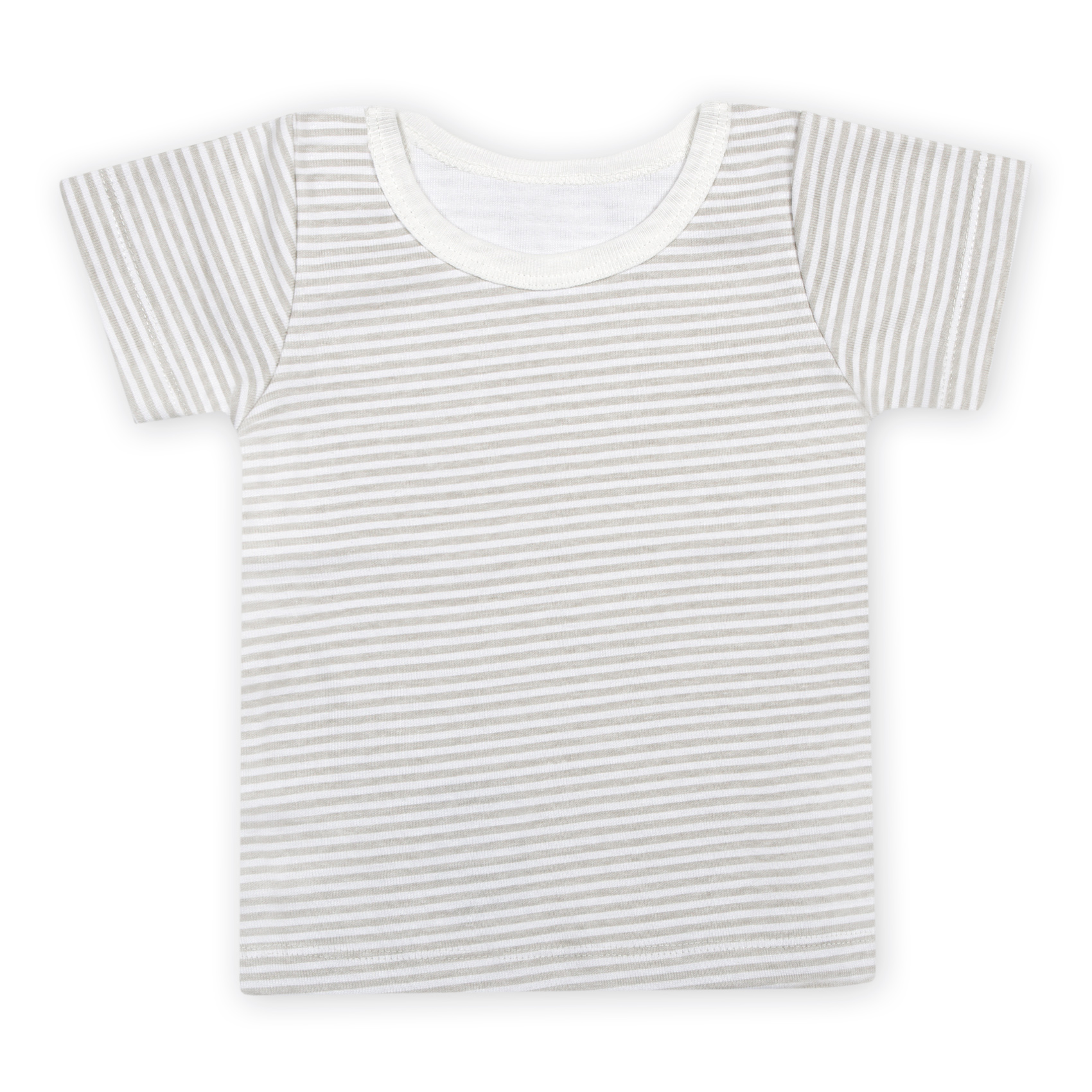 

Футболка Фламинго Полосатик 3-4 года 95 - 103 см серая в полоску 0226