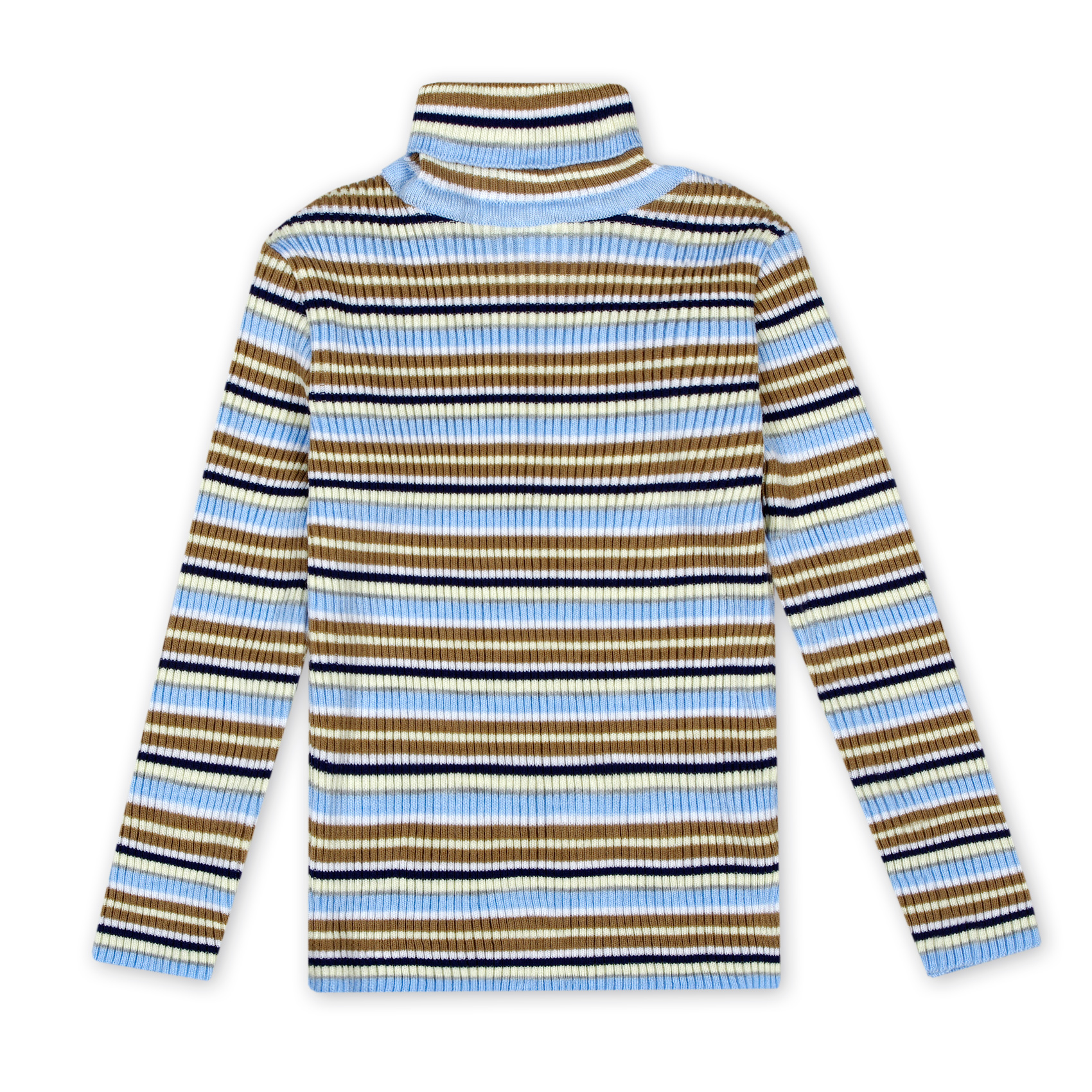 

СвитерГольф Фламинго Stripes 3-4 года 96 - 103 см в голубой в коричневую полоску 0146