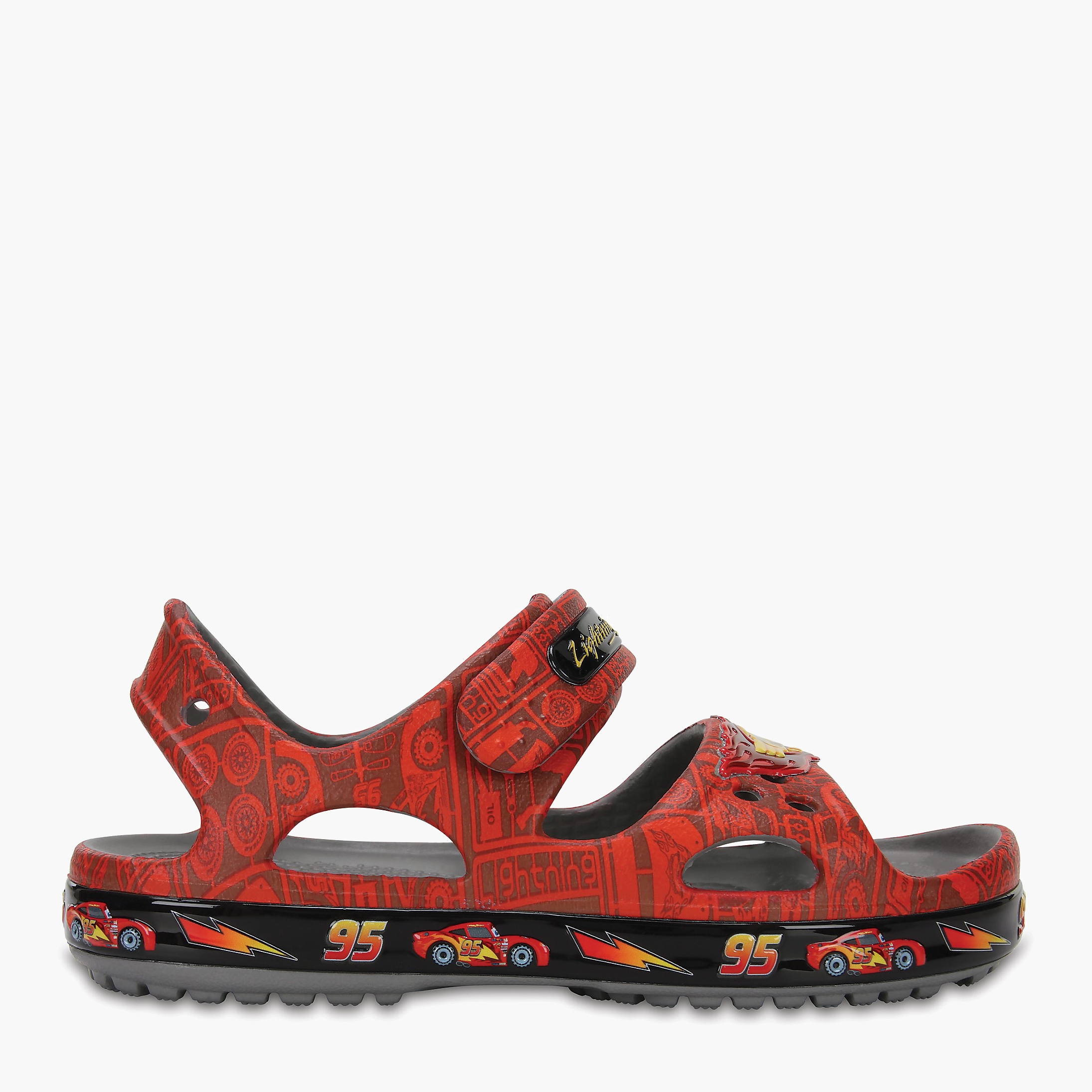 

Сандалии Crocs Crocband Ii Lightningmcqueen K Flame Roomy Fit 204735-8C1-c4 19-20