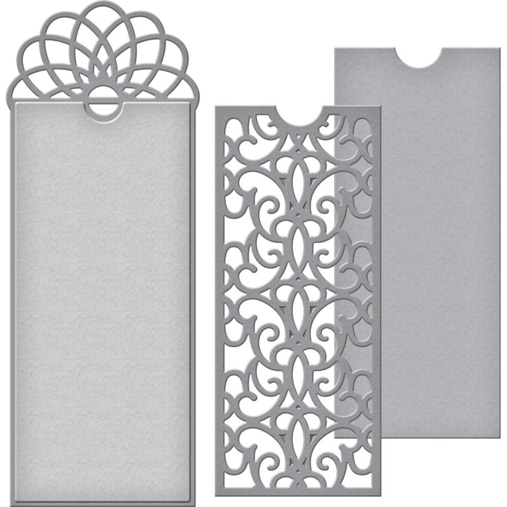 

Ножи для вырубки Spellbinders Shapeabilities Dies Filigree Bookmark - Tag