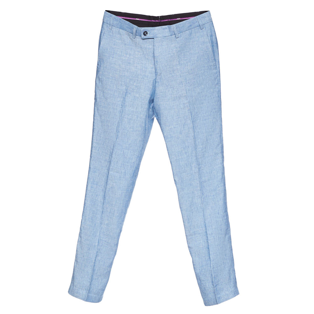 

Брюки мужские из льна Hiltl 55583-47 98 синие L