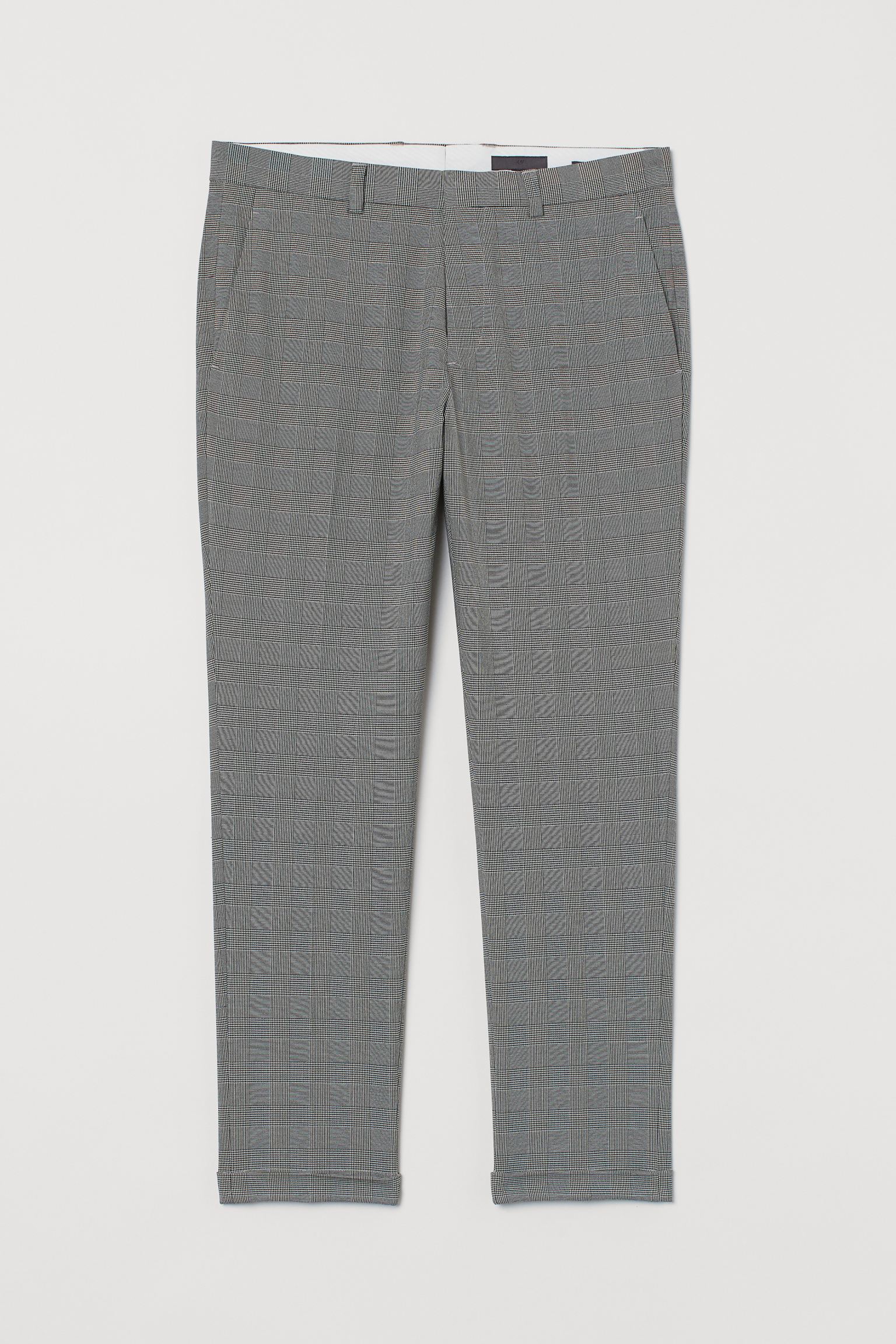 

Брюки H&M 48 серо черный клетка 20058179721