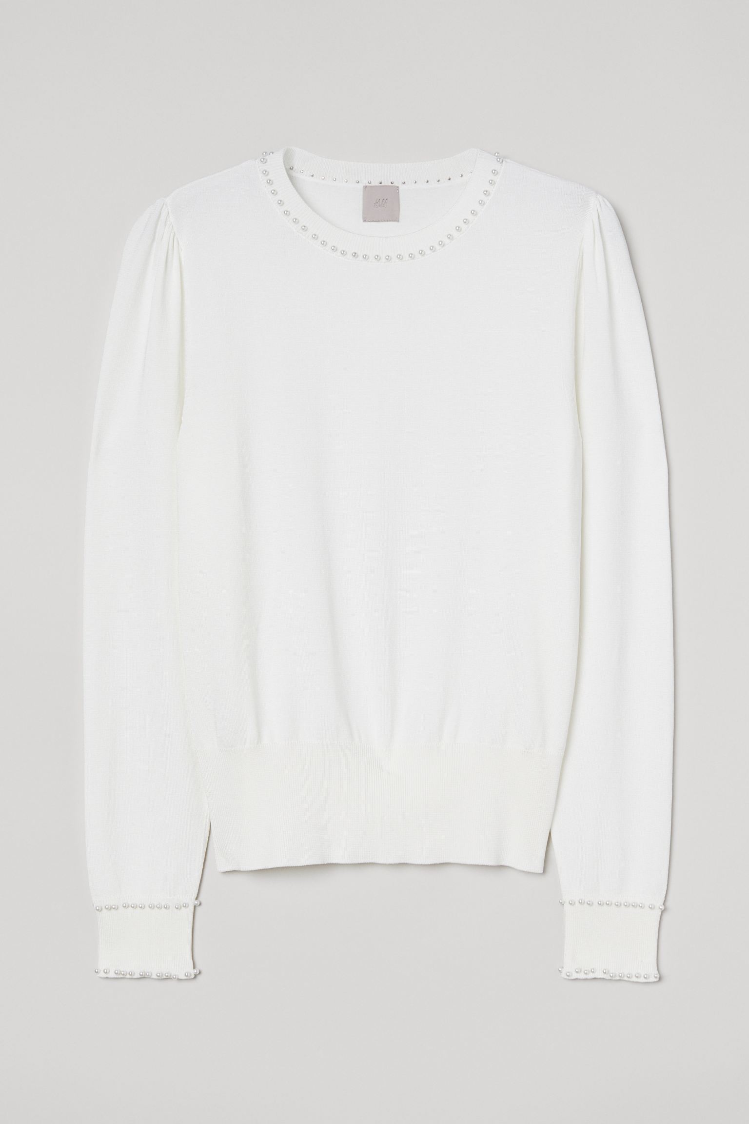 

Джемпер H&M L белый 27059276132