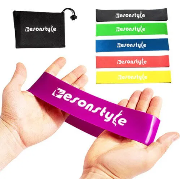 

Резинка для фитнеса и спорта Esonstyle 5 шт. Эластичная лента Эспандер + чехол в комплекте