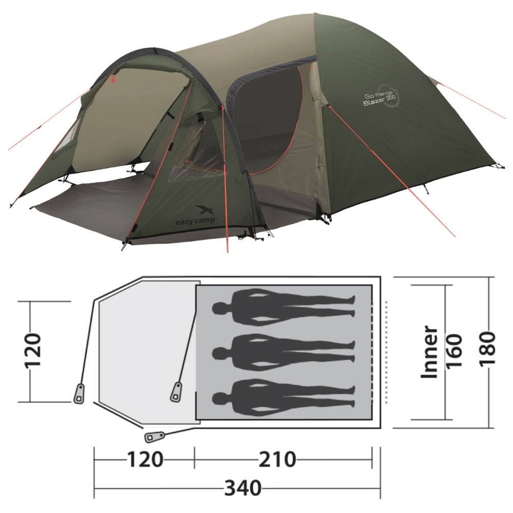 

Палатка Easy Camp Blazar 300 Rustic Green (120384)