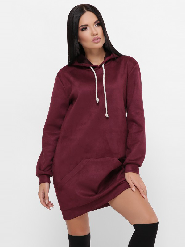 

Худи Fashion Up Berry KF-1797A 42 Марсала