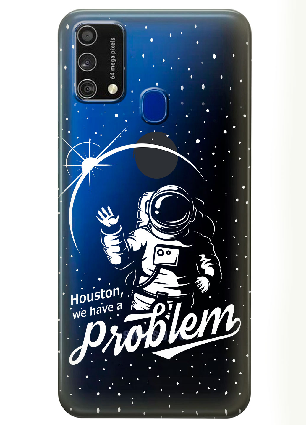 Прозорий силіконовий чохол iSwag для Samsung Galaxy M21s з малюнком ...