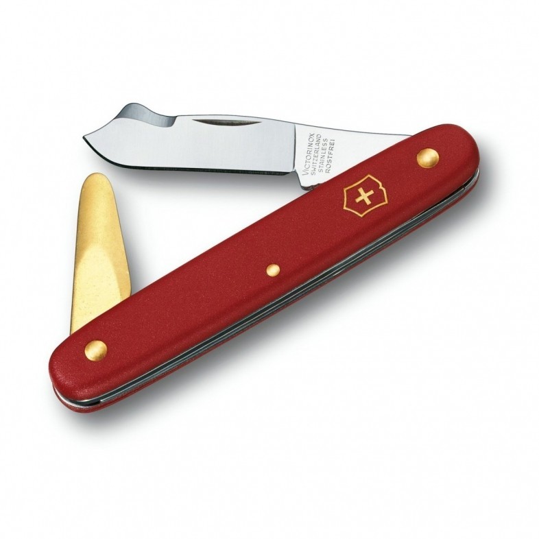 

Швейцарский нож Victorinox Budding Combi 2 садовый 100 мм 3 функции красный в блистере