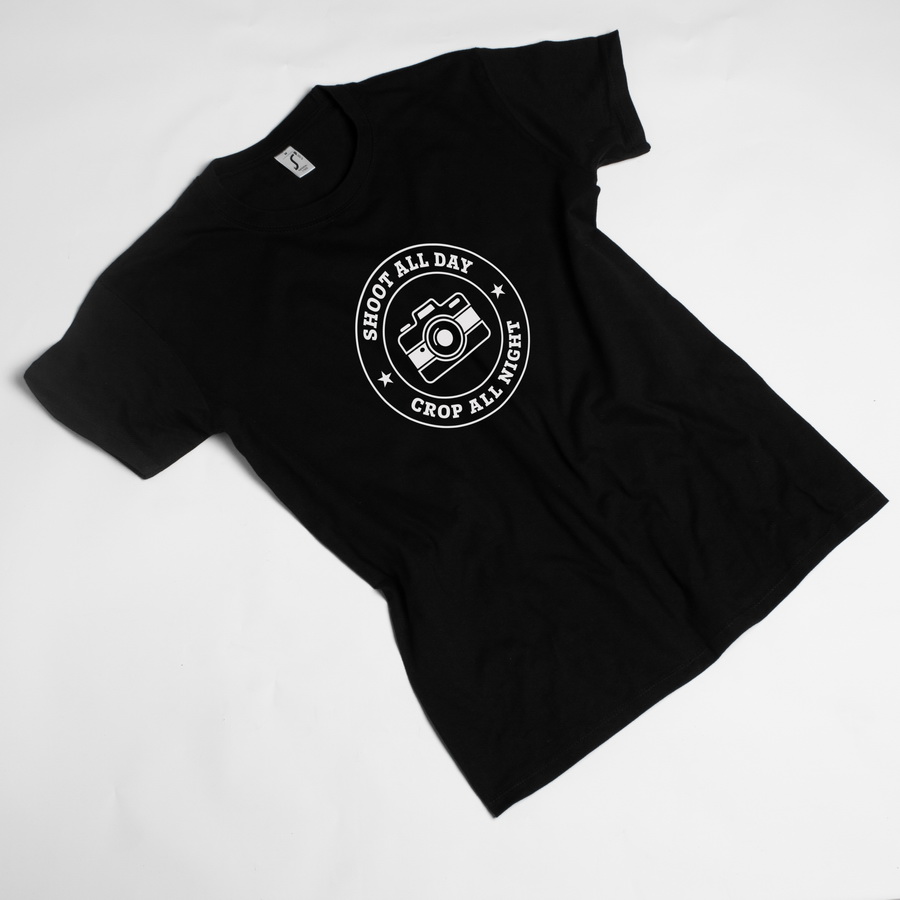

Футболка "Shoot all day, cropp all night" мужская BeriDari (6896) XXL