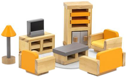 

Деревянная мебель для кукол Viga Toys PolarB Гостиная (44037)