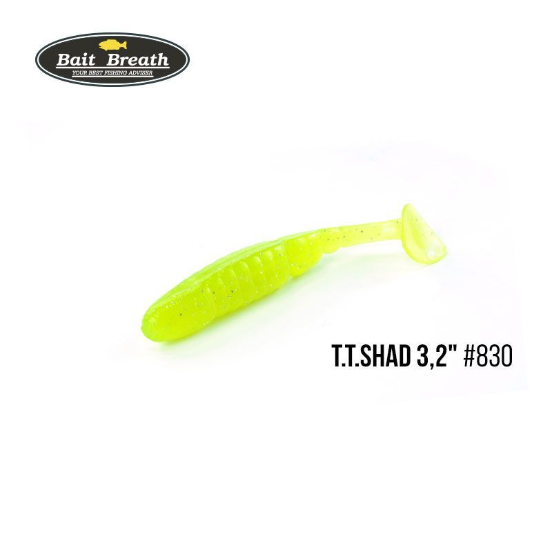 

Приманка Bait Breath T.T.Shad 3,2'' (7 шт) (S830 Yellow Chart / Silver)