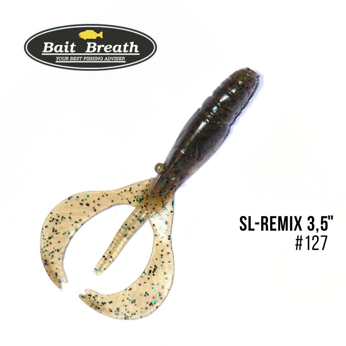 

Приманка Bait Breath SL-Remix 3,5'' (8шт.) (127 Olive/Green・Seed)