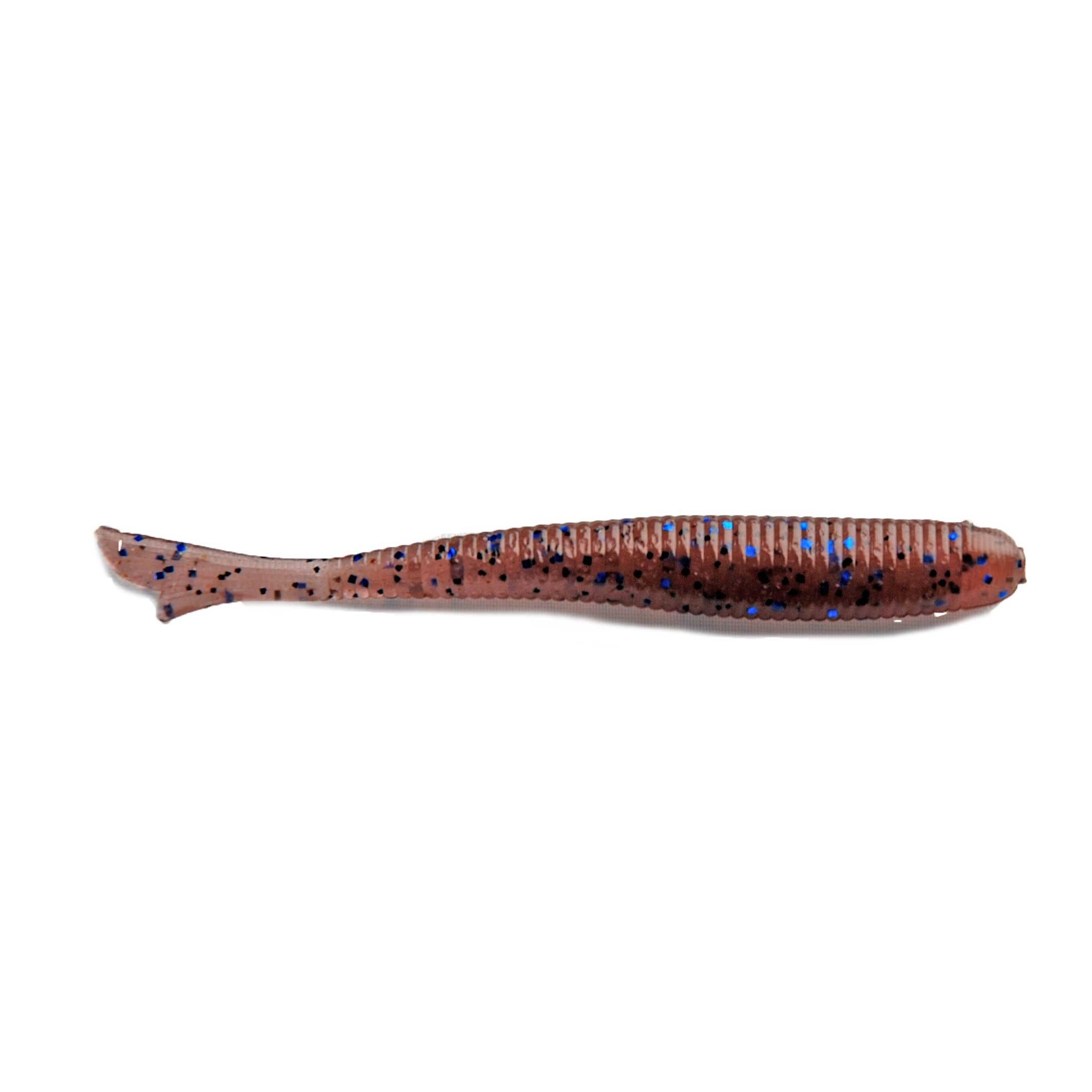 

Приманка Bait Breath U30 Fish Tail 2'' (10шт.) (145 Cinnamon/Black・Blue Flake)