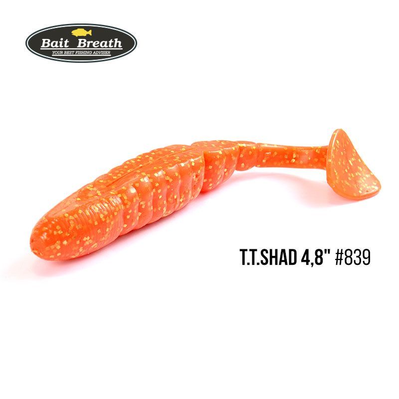 

Приманка Bait Breath T.T.Shad 4,8'' (5 шт) (S839 　Orange/Gold)