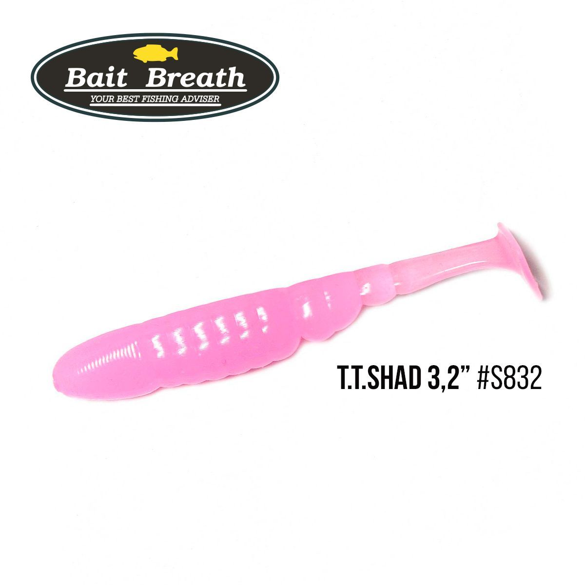

Приманка Bait Breath T.T.Shad 3,2'' (7 шт) (S832 Glow pink /KEIME LIGHT)