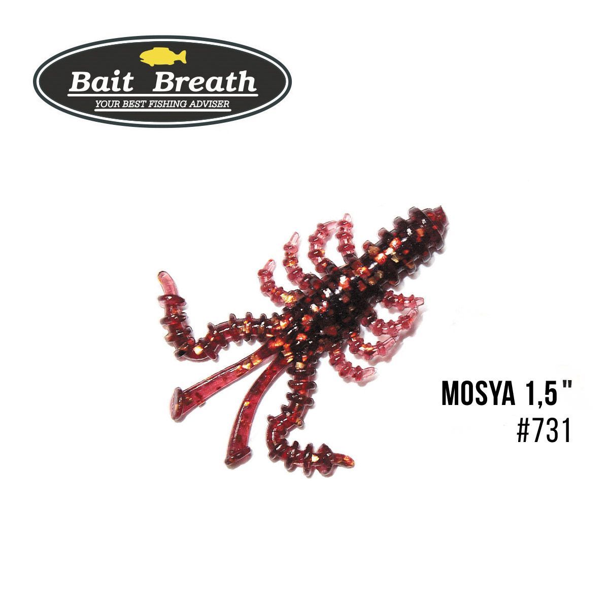 

Приманка Bait Breath U30 Mosya 1,5'' (14 шт.) (#731 Spicy Cola)