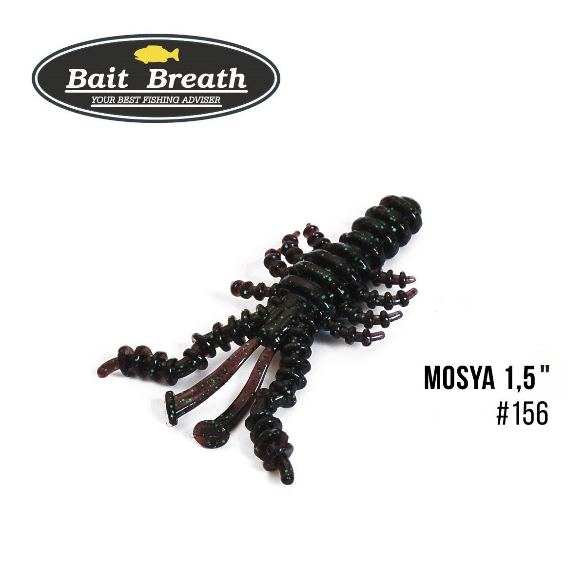 

Приманка Bait Breath U30 Mosya 1,5'' (14 шт.) (#156 Junebug/Green)
