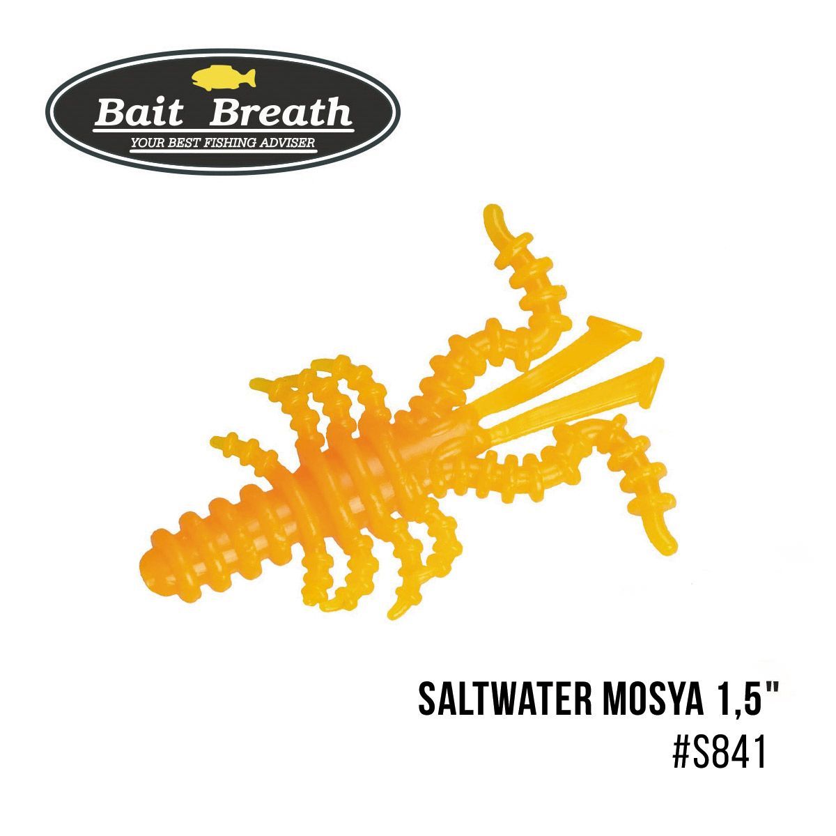 

Приманка Bait Breath Saltwater Mosya 1,5'' (14 шт.) (S841 Mango yellow)