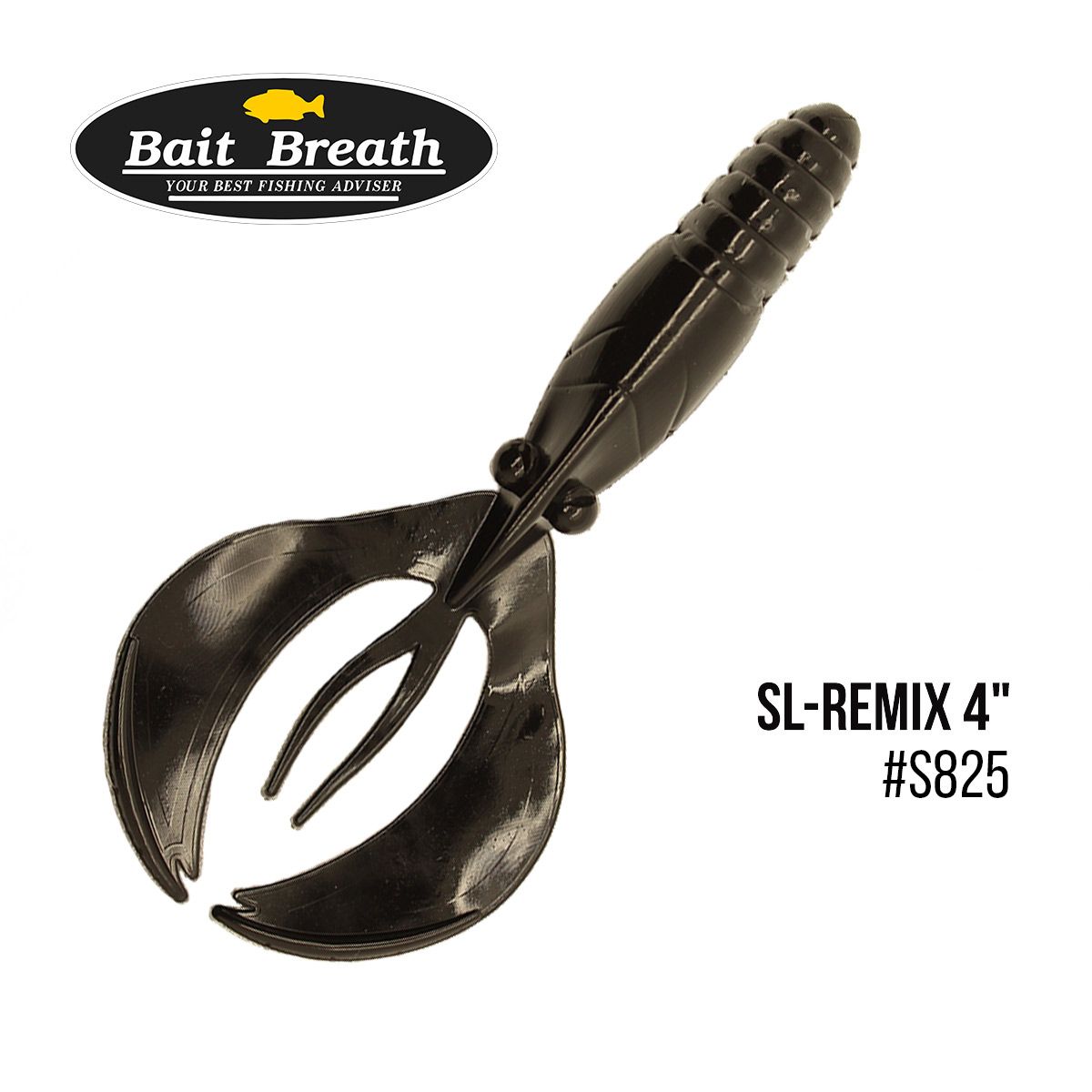 

Приманка Bait Breath SL-Remix 4'' (7шт.) (S825 MOON LIGHT BLACK(NON SALT))