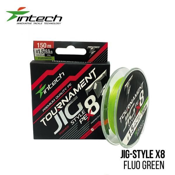 

Шнур плетеный Intech Tournament Jig Style PE X8 Lime Green 150m (1.2 (17.6lb / 8.0kg))