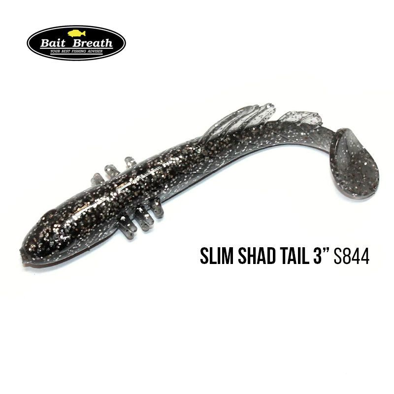 

Приманка Bait Breath BeTanCo Shad Tail Slim 3'' (8 шт.) (S844 KATAKUCHI (smoke Silver))
