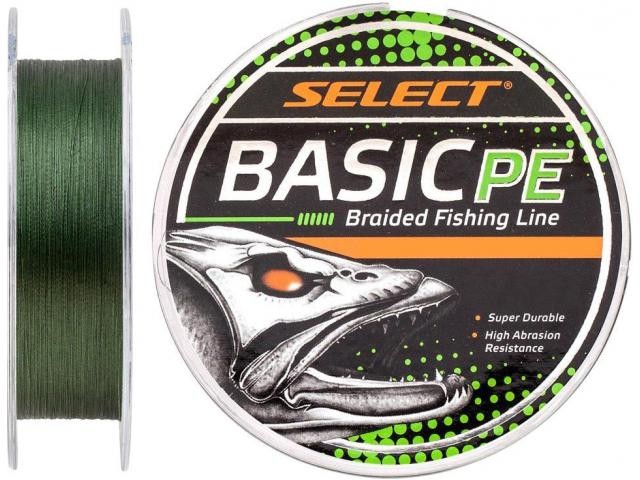 

Шнур Select Basic PE 150m (темн-зел.) 0.20mm 28lb/12.7kg (99273)