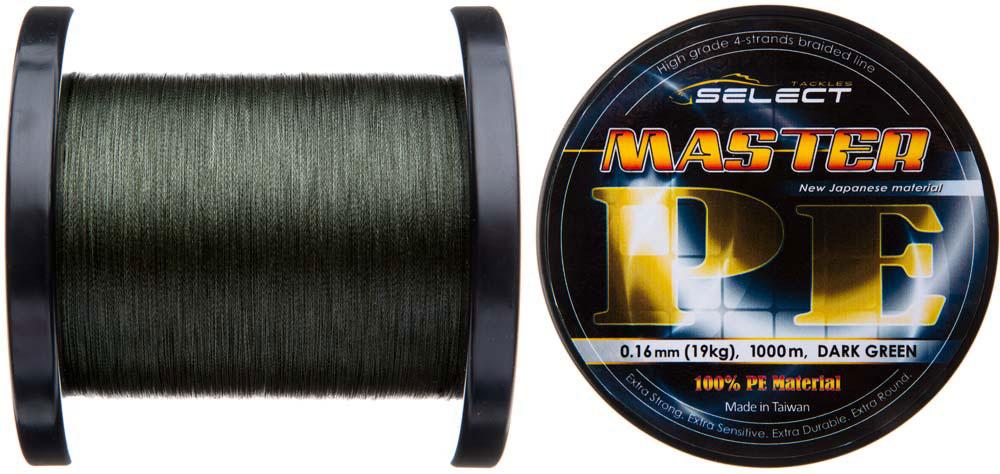 

Шнур Select Master PE 1000m (темн.-зел.) 0.16мм 19кг (6558)