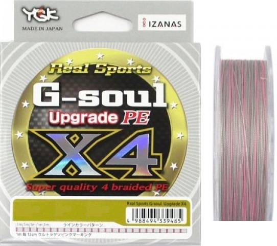 

Шнур YGK G-Soul X4 Upgrade 200m (серый) #2.0/30lb (33634)