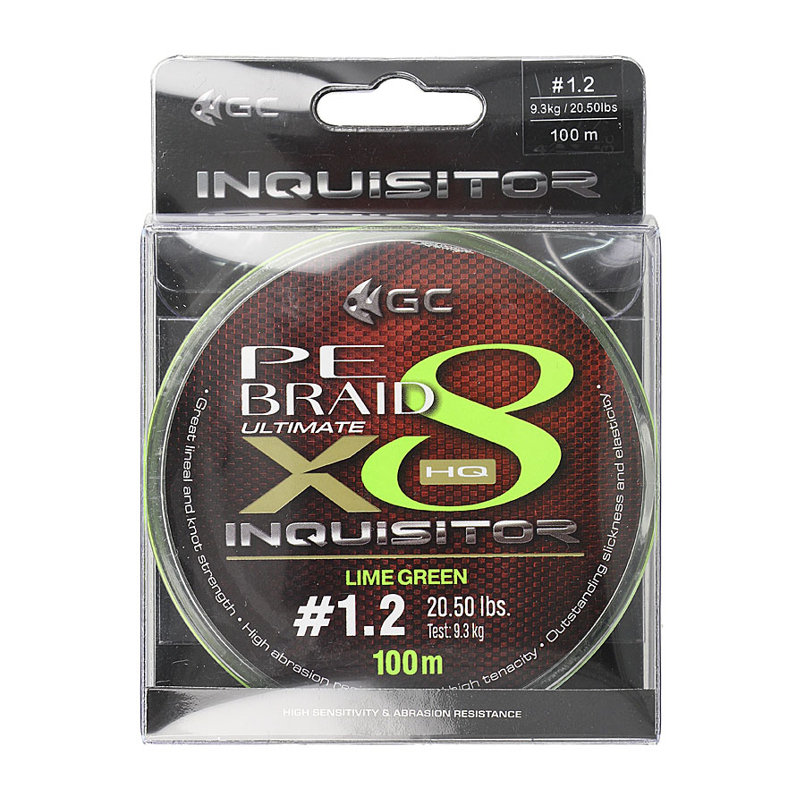 

Шнур GC Inquisitor X8 LG 100м PE1.2 NEW 2020 (128660)