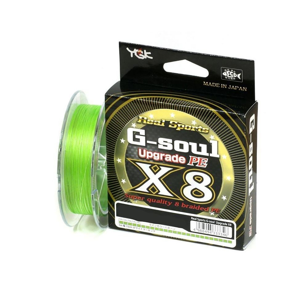 

Шнур YGK G-Soul X8 Upgrade 200m (салат.) #2.0/0.242mm 40lb (117732)
