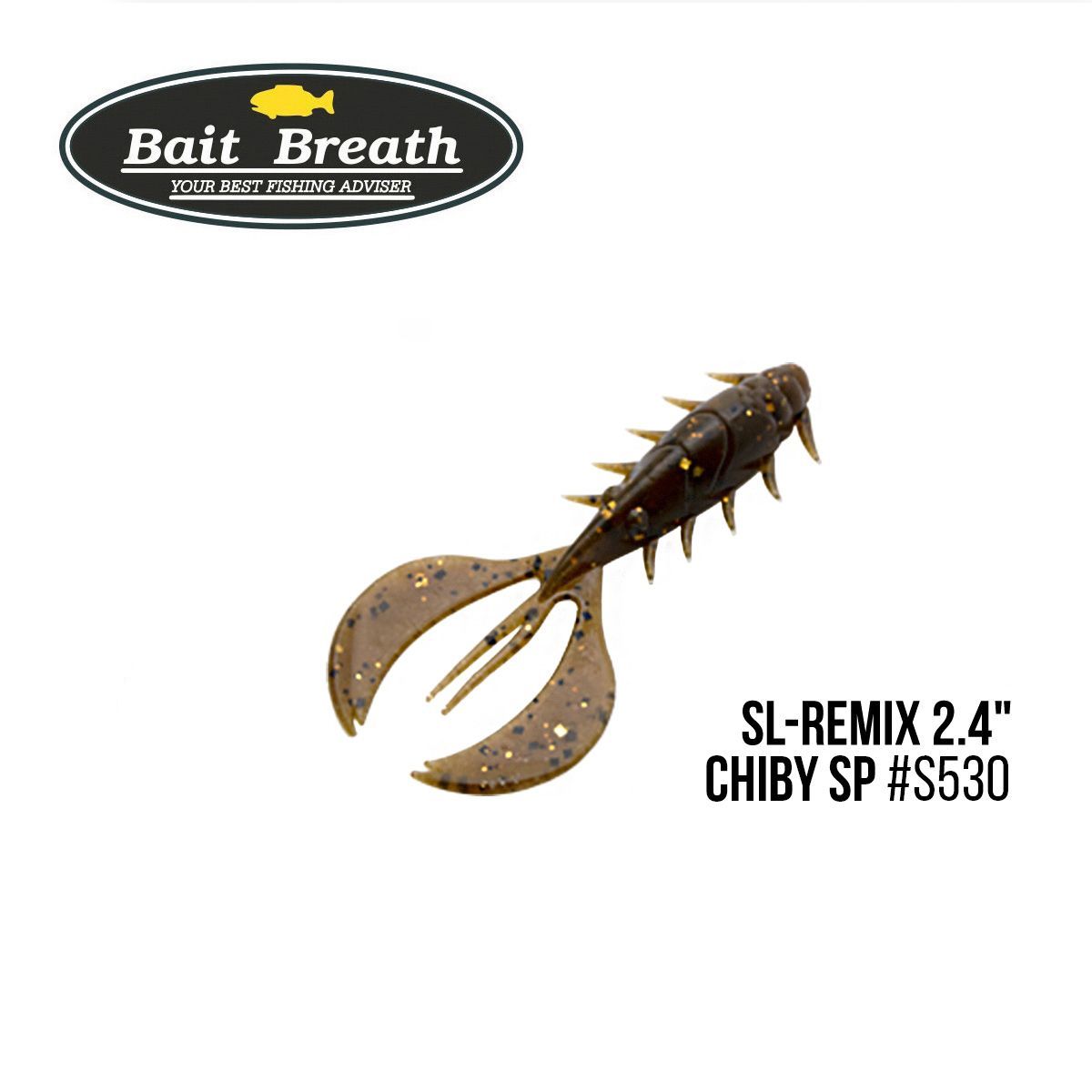 

Приманка Bait Breath SL-Remix Chiby SP 2,4'' (10 шт) (S530 Golden Craw)