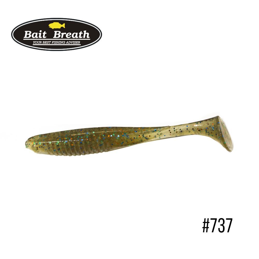 

Приманка Bait Breath E.T.Shad 2,8'' (8 шт) (737 Weed goby)