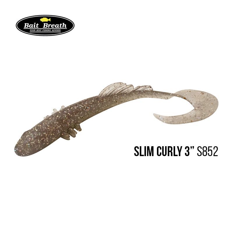 

Приманка Bait Breath BeTanCo Slim Curly 3'' (8шт) (S852 EZO CHIKA)