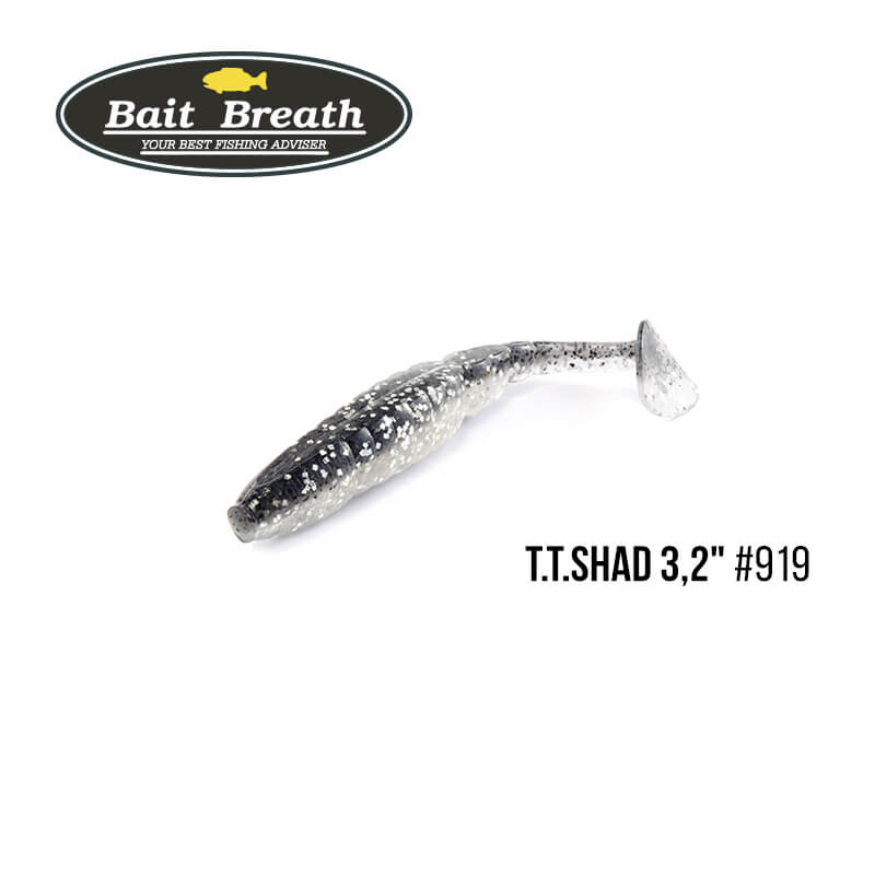 

Приманка Bait Breath T.T.Shad 3,2'' (7 шт) (S919 　KATAKUCHI　( 2tone color ))