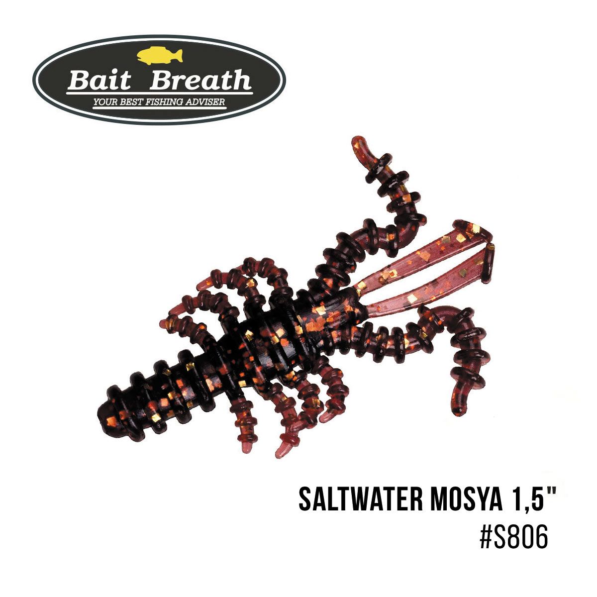 

Приманка Bait Breath Saltwater Mosya 1,5'' (14 шт.) (S806 　ISHIGANI)
