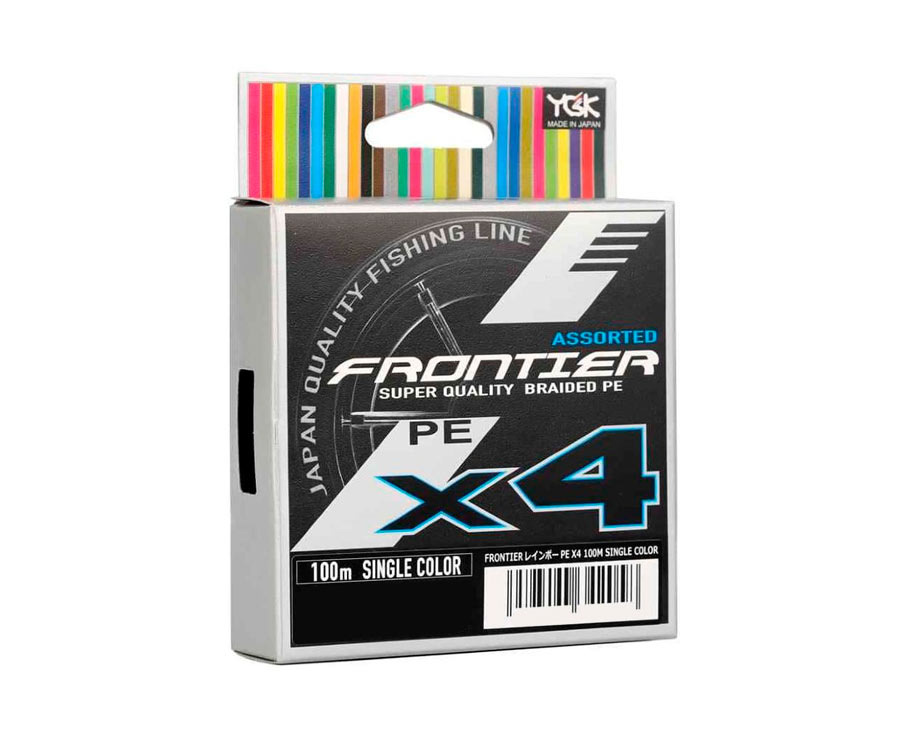 

Шнур YGK Frontier X4 Assorted Single Color 100m #1.0/0.165mm 10lb/4.5kg (135148)