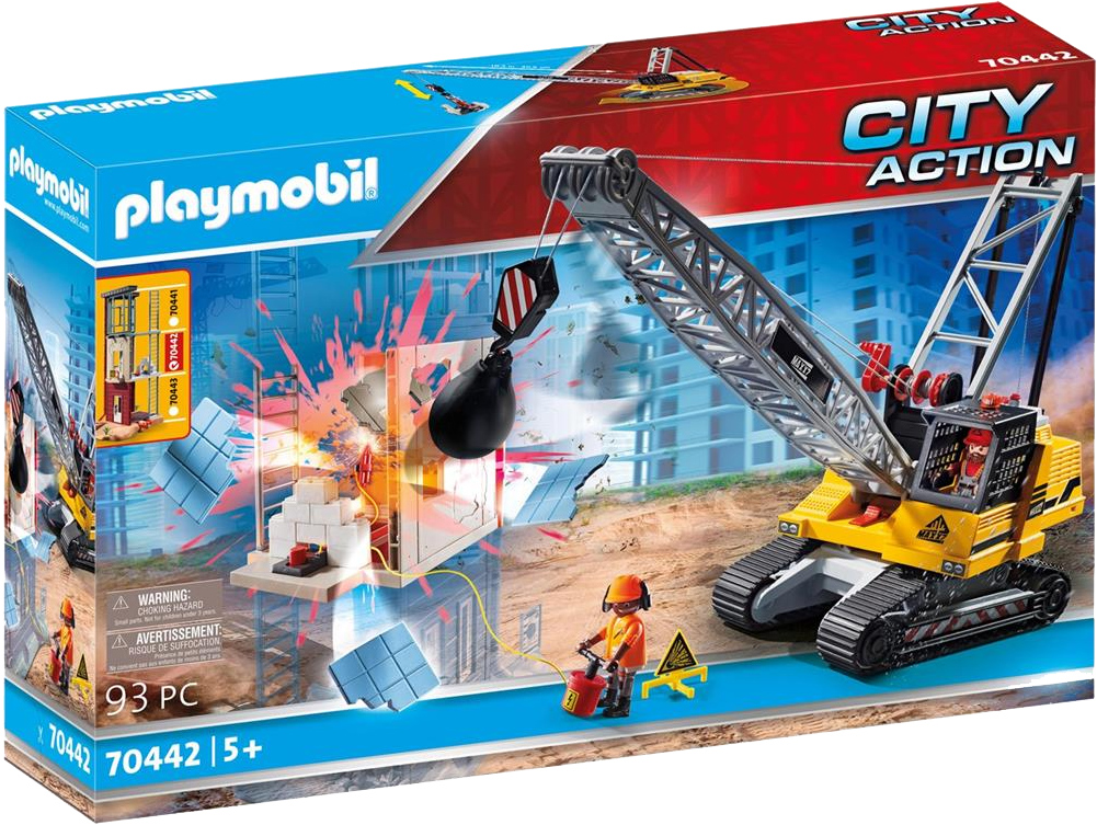 

Игровой набор Playmobil 70442 Кабельный экскаватор со строительной секцией (4008789704429)