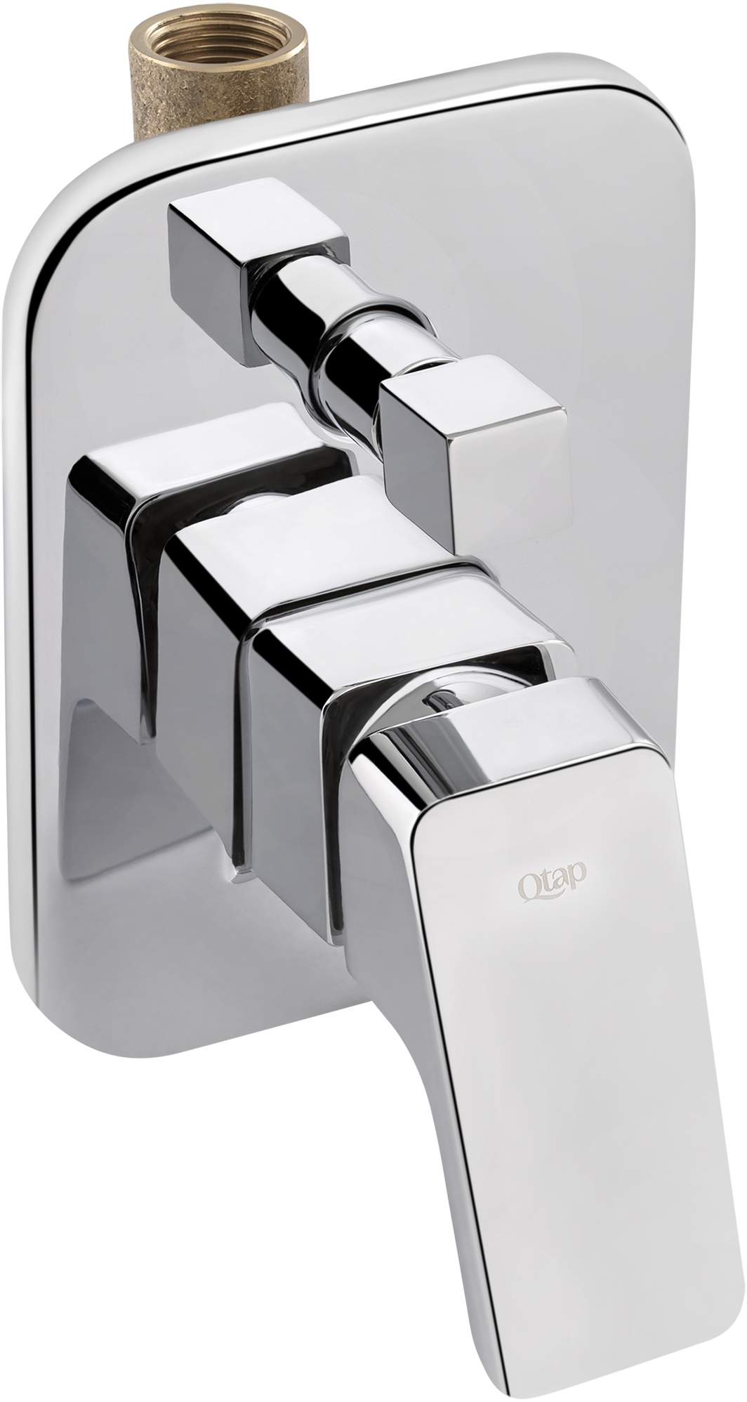 

Смеситель скрытого монтажа для ванны QTAP Namesti 6225102NC Хром