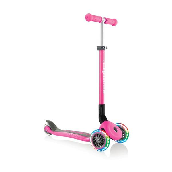 

Детский Самокат Globber Primo Foldable Lights Deep PinK