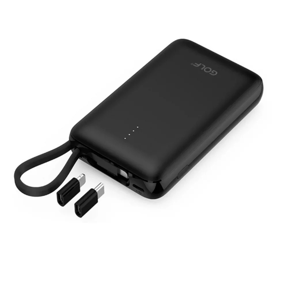 

Портативная Универсальная батарея Power Bank GOLF G74 10000mAh Черный