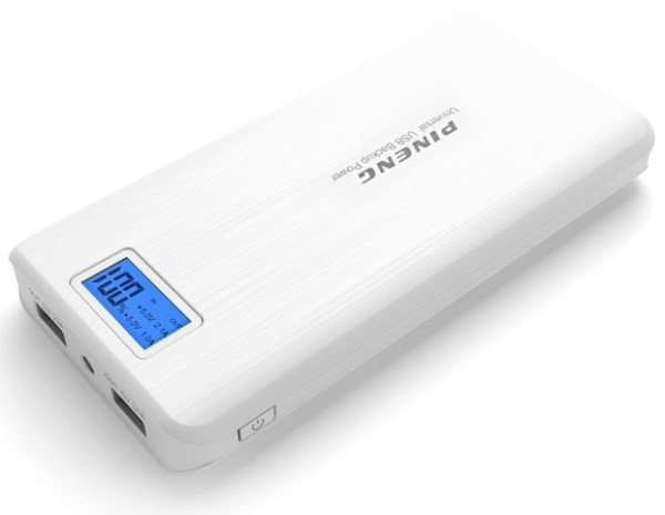 

Портативная Универсальная батарея Power Bank PINENG PN999 20000 mAh Белый